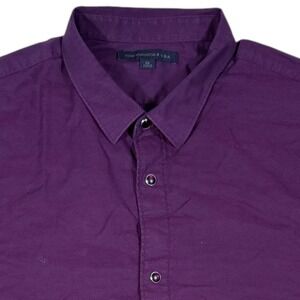 John Varvatos USA Mens XL Button Down Shirt Long Sleeve Pearl Snap